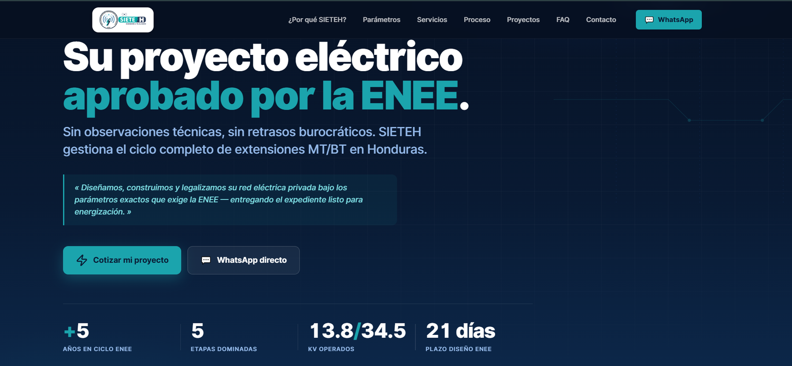 Plataforma Corporativa y Sistema de Gestión - SIETEH